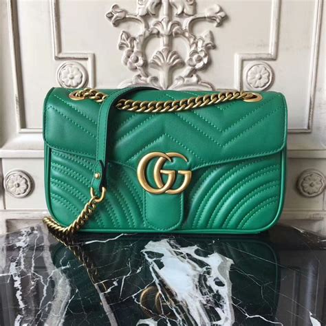 green gucci marmont bag|authentic Gucci Marmont crossbody bag.